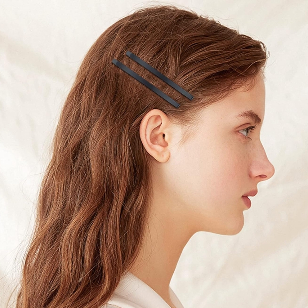 A Pair of Black Jumbo Bobby Pins, Metal Hair Clips, Hair pins, barettes